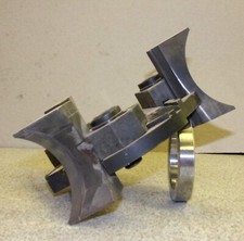 Leitz-Dufix Viertelstab  HM 145x60x40mm-Bohrung Radius ca. 35mm  "mech.Vorschub"