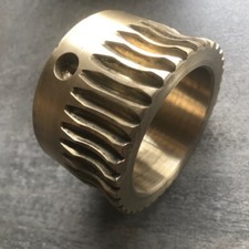 Weiler Drehmaschine Bronze Laufbuchse D79mm Bohrung 58mm Länge 46,6 mm