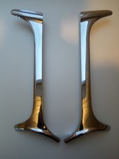 Jaguar E-Type S3  2+2  Chromleisten (Windscreen Sidefinisher) Rechts Links