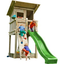 Spielturm beach hut rutsche - hut,