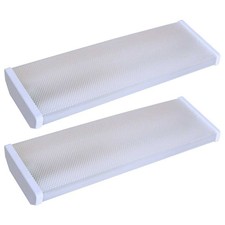 2 x Prisma Wannenleuchte ECO weiß 2 x 58W G13 IP40 T8 neutralweiß 153cm UVP 139€