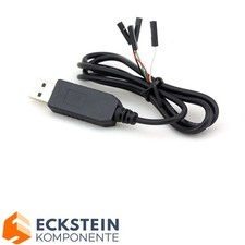 PL2303HX Kabel FTDI USB to TTL Konverter Modul Adapter Arduino zu UART RS232 Neu