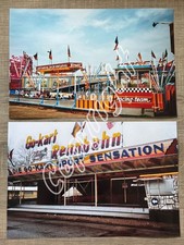 2 x XXL Foto GO-KARTBAHN Sodemann/Wehrle Beisel- Kirmes Schausteller Modellbau