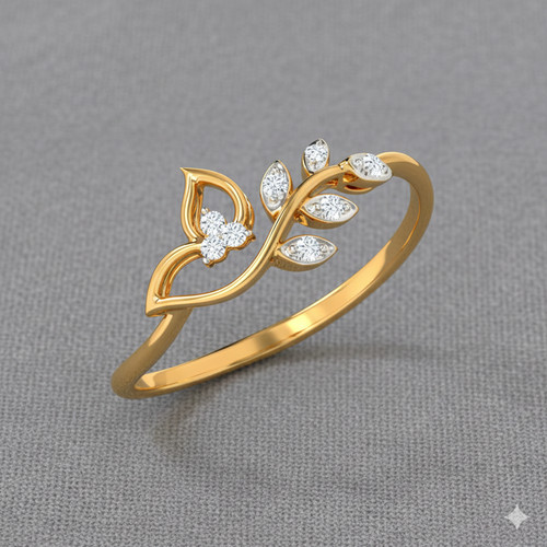 18k gelbgold band rundschliff - gelbgold,