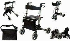 Alu Rollator klappbar Leichtgewichtsrollator Laufhilfe Gehhilfe Gehwagen Neu