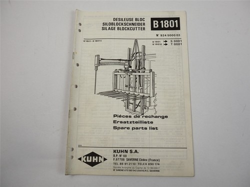 Kuhn b1801 b1801e - b1801,
