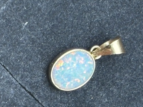 Kettenanhänger opal 585 gold - 585,