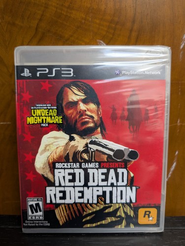 Red dead redemption ps3 sealed - red,