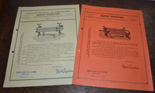 2x Reklame 1910 Hannoversche Gummiwaren- u. Textilriemen-Fabrik Prestien Wringer