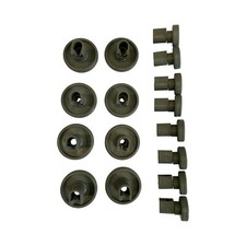 Set 2 x 8 Korbrollen Rollen