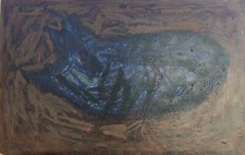 Ölbild Expressionist Blaue