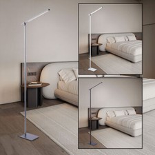 Stehleuchte Stehlampe Beistellleuchte Schlafzimmerlampe Touchdimmer LED H 145 cm