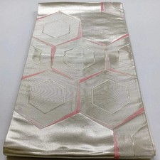 6027# Japanischer Vintage Fukuro Obi Gürtel Kimono Stoff Seide Traditionell S...