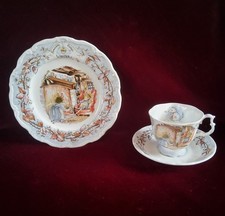 Brambly Hedge Royal Doulton, Gedeck "Winter" , 3-teilig, I. Wahl
