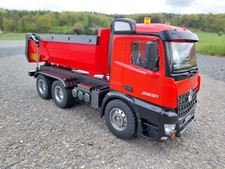 RC Auto 1:18 Mercedes-Benz Arocs Lizenz LKW Kipper 2,4GHz RTR Rot 10 Funktionen