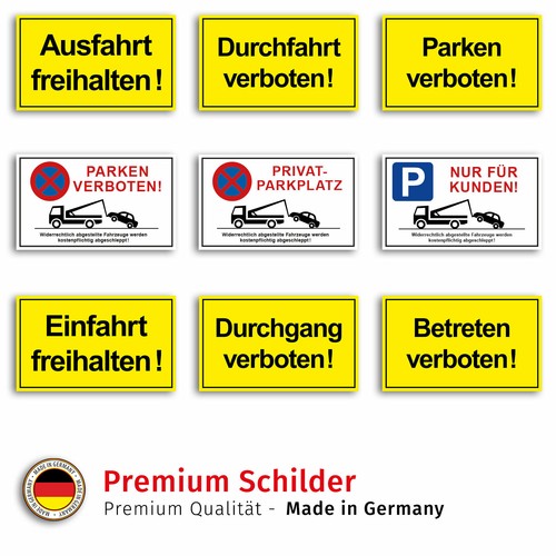 Schild einfahrt ausfahrt - einfahrt,