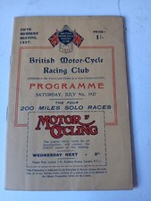 Brooklands Programm 9. Juli