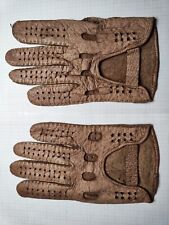 Peccary Auto Fahrer Handschuhe Größe ca 8,5  8 1/2  8 3/4 Herren Leder Luxus 43