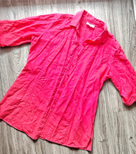 Original Milano Italy Donna - Bluse - Langarm - Gr.  44 orange / pink