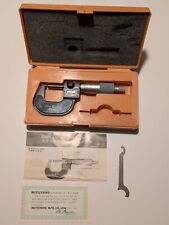 Mitutoyo 193-101 Zählwerk-Bügelmessschraube, 0-25 mm, 0,01 mm, inkl. Box, BDA