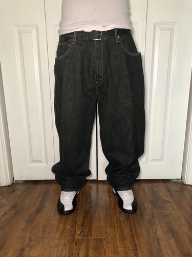 Baggy black jeans - jeans-, relaxed