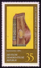 2227 Alte Musikinstrumente 35 Pf  Konzertzither **