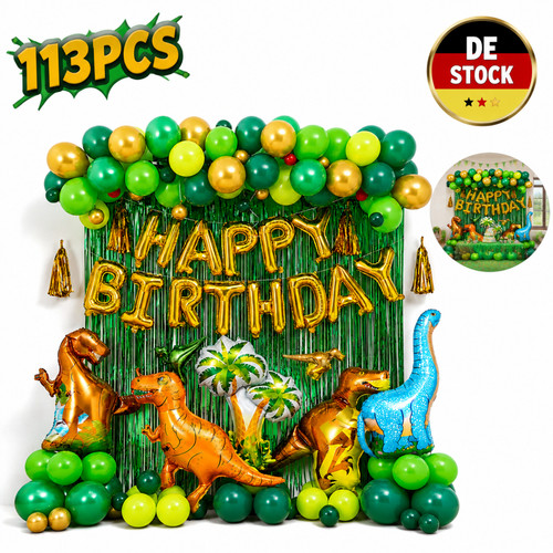 113x dino geburtstag set - dino,