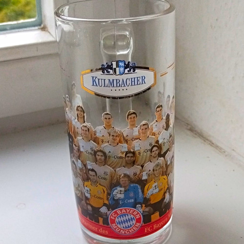 Kulmbacher bierglas mit - mit, fc