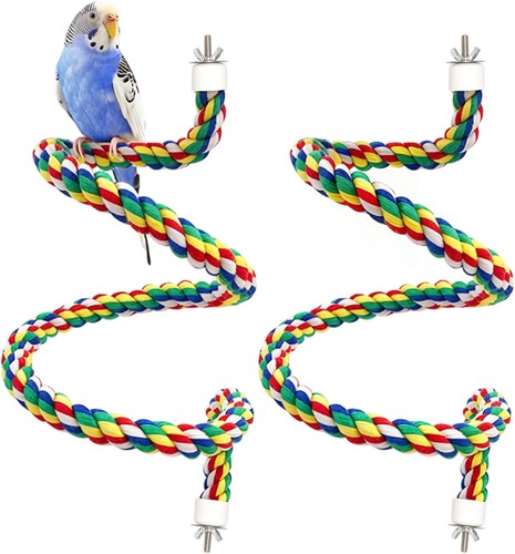 Papagei zubehör bunte spirale - zubehör,