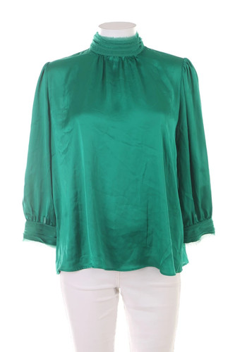 Zara bluse satin - bluse, grün