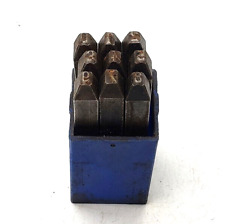 Schlagstempel Set Satz 5 mm Schlagzahlen Stahl Eisen 0-9 9 teilig