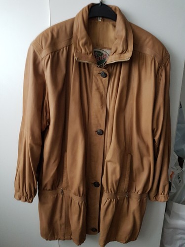 Jacke rehbraun leder - jacke, gr