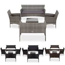 5-tlg. Esstisch und Stuhl Set