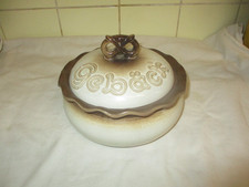 Keramik Gebäckdose mit Deckel