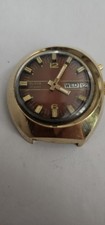 Vintage WATCH USSR SLAVA Funktioniert Gold Plated RARE Wristwatch Automatic /G66