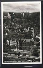 Heidenheim-Brenz, Ortsansicht mit Schloß Hellenstein, Ansichtskarte 