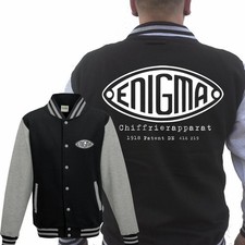 Enigma Collegejacke Grau Rotor