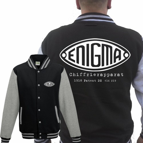 Enigma collegejacke grau rotor - collegejacke,