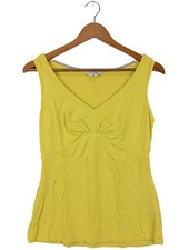 BODEN Tanktop Damen Top Gr. DE 38 blassgelb Casual-Look