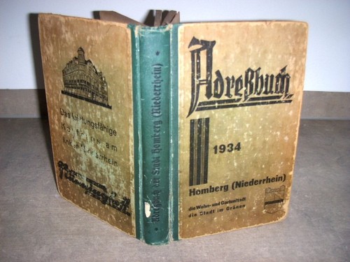 Homberg adressbuch der stadt - adressbuch,