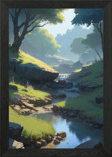 Anime Lo-Fi Landschaft der