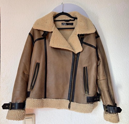 Zara damen fliegerjacke - zara, mit