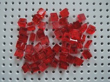 Lego 20 x Dachstein Schrägstein Ecke 54200   1x1x2/3 transparent rot