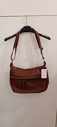 Echt leder schultertasche made - echt,