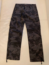 Alpha Industries Herren Cargo Hose (W32, L34, Camouflage) wie neu