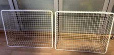 2 weiße aufhänge Körbe - Marke: Ikea