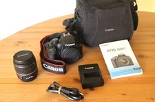 Kompl. Fotoausrüstung Canon EOS 1000D + Zubehörpaket , nur 7000 Auslösungen!!!