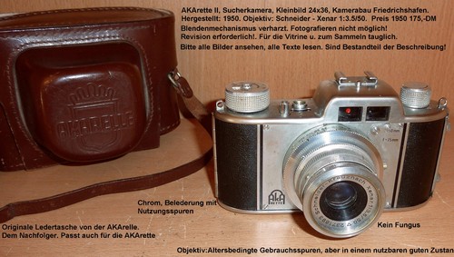 Akarette sucherkamera - akarette, ii,
