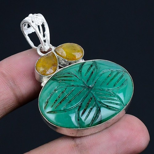 Grüner onyx gelber saphir - grüner, onyx,