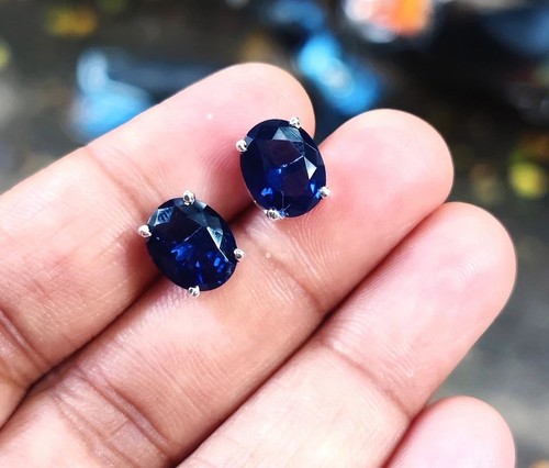 Ovalschliff blauer - ct,